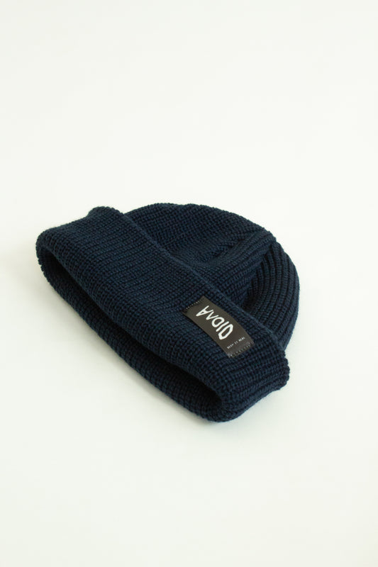 avoid navy beanie